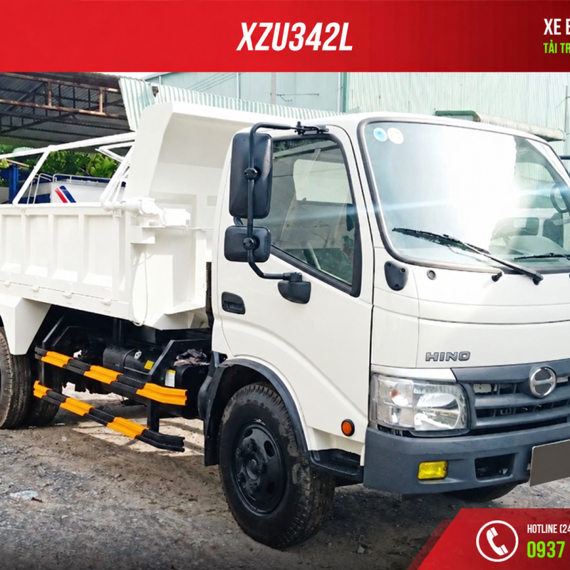 Xe Tải Ben Tự Đổ 3.5 Tấn Hino XZU