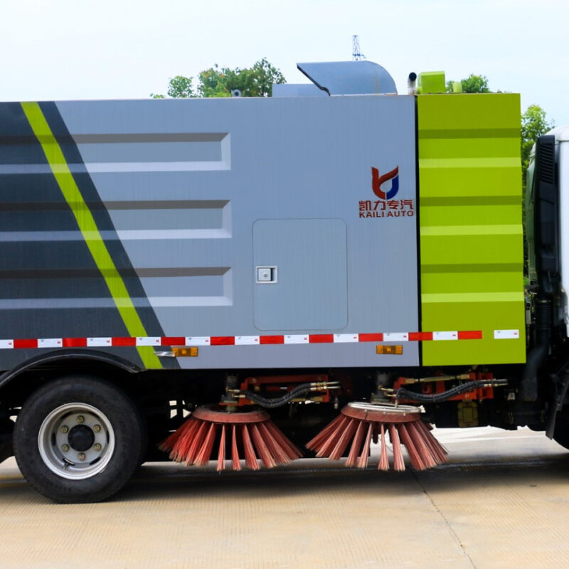 Dongfeng thùng quét dọn bụi đường