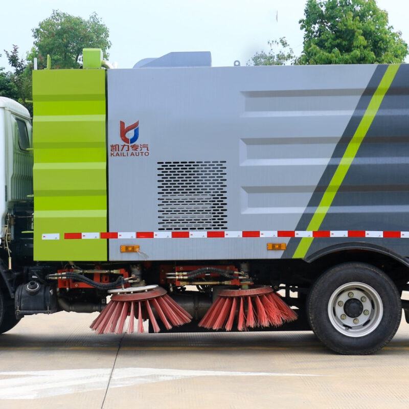 Dongfeng thùng quét dọn bụi đường
