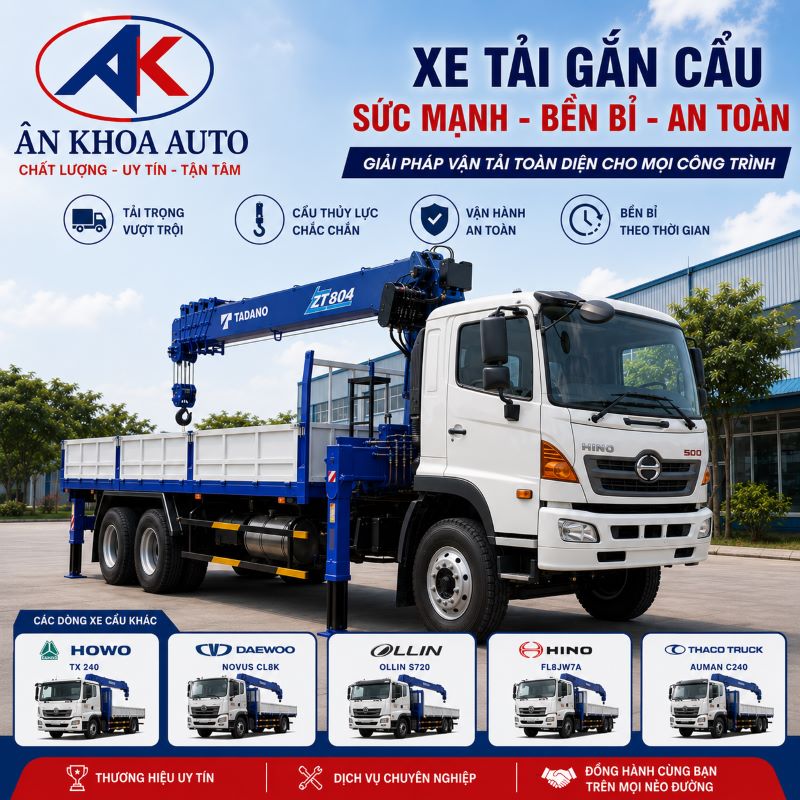 Xe Tải Gắn Cẩu Khác