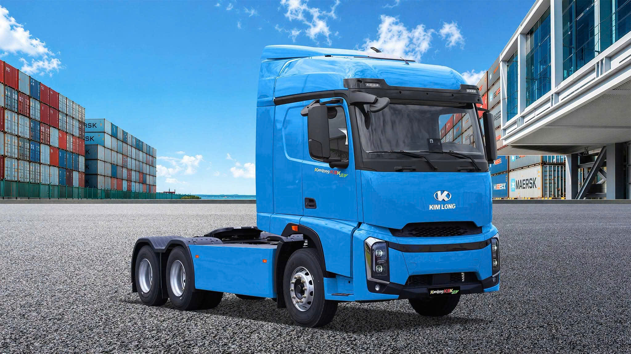 Xe Đầu Kéo Kim Long K9KEV 6x4 Thuần Điện - Ảnh 2