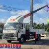Giới thiệu về JAC N750 PLUS E5 gắn cẩu UNIC URV375 3 tấn 5 khúc