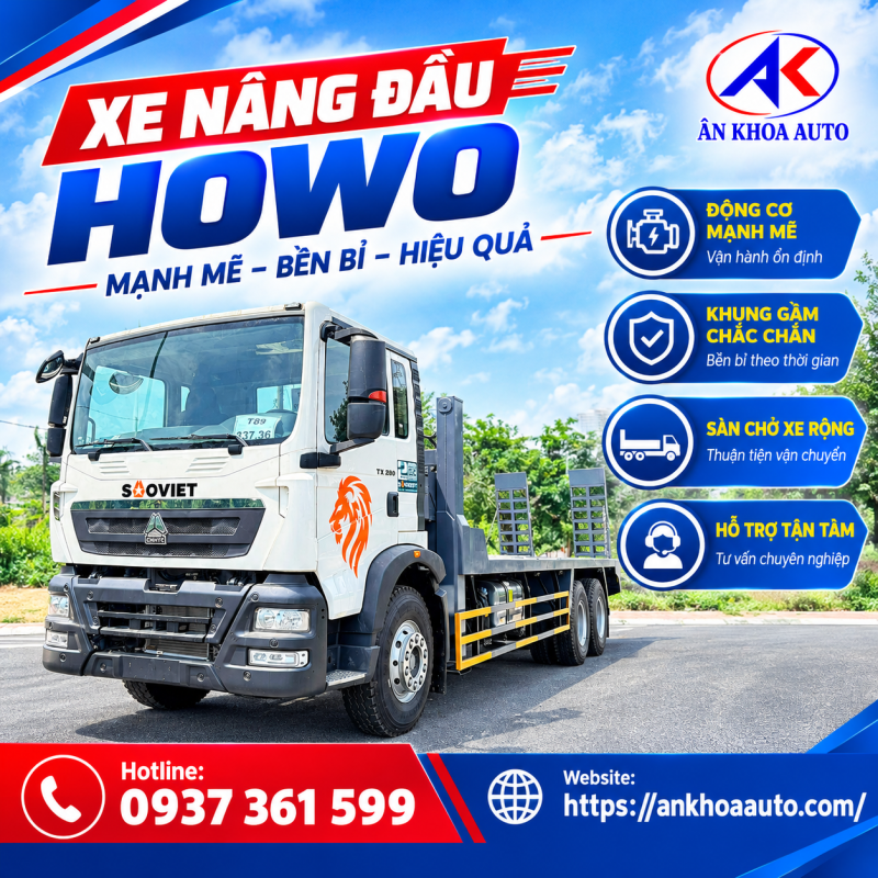Xe Nâng Đầu HOWO