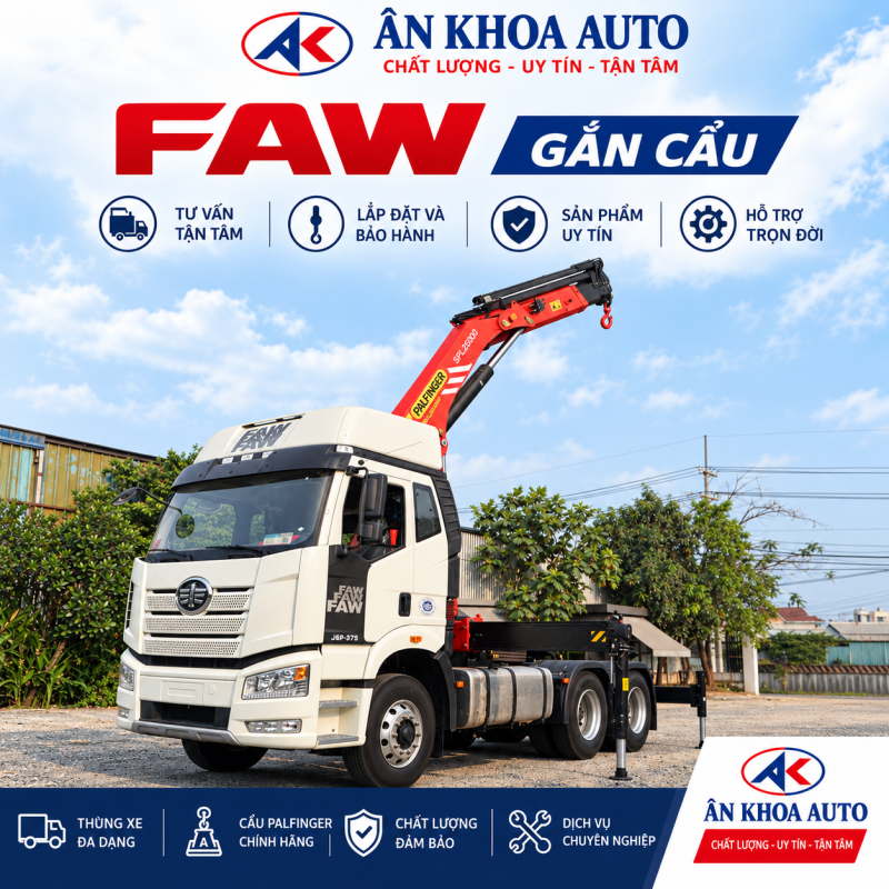 Xe Faw Gắn Cẩu