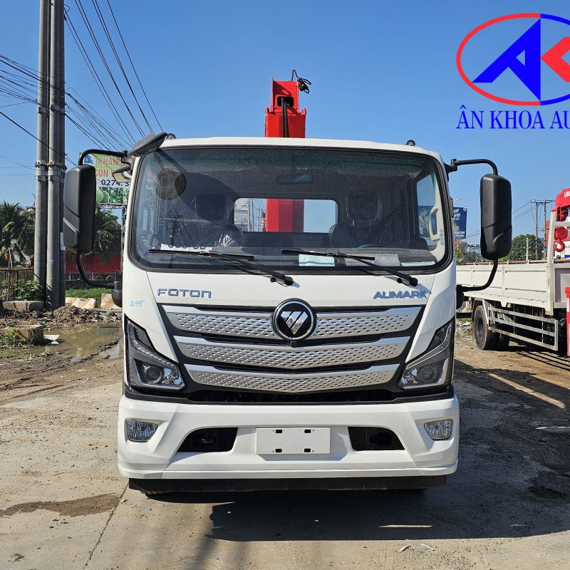 Xe foton aumark s90 gắn cẩu palfinger 5 tấn