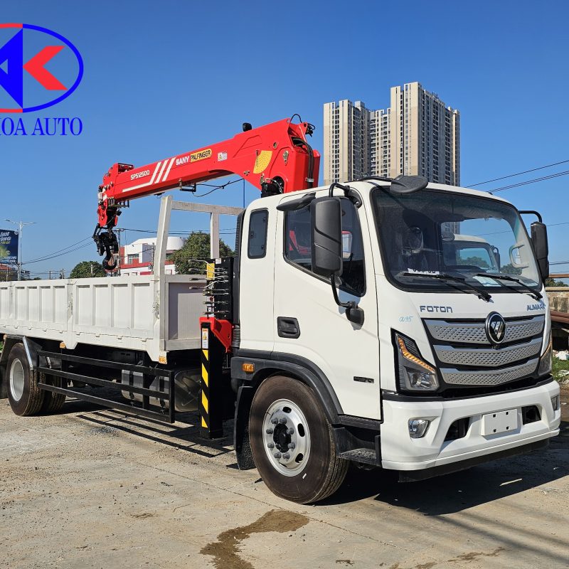 Foton Aumark S90 gắn cẩu Sany Palfinger SPS12500