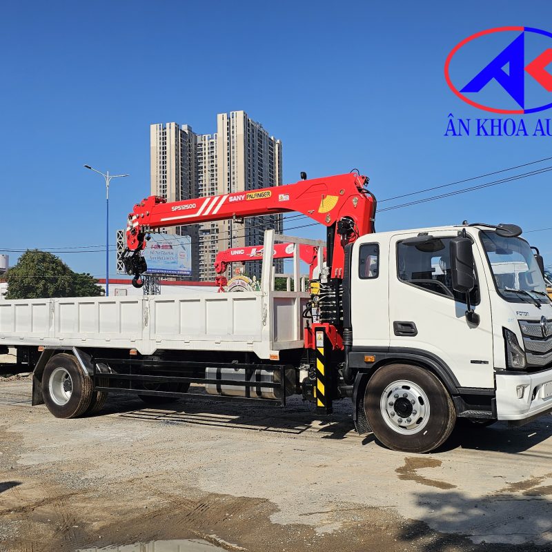 Ưu điểm nổi bật của Foton Aumark S90 gắn cẩu Palfinger SPS12500 5 tấn 4 khúc