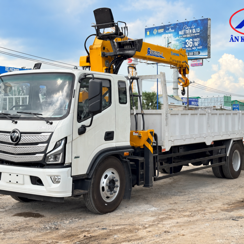 Xe tải Foton Aumark S90 gắn cẩu XCMG 5 tấn 5 khúc