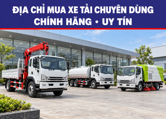 Top Địa Chỉ Mua Xe Tải Chuyên Dùng Chính Hãng Giá Tốt