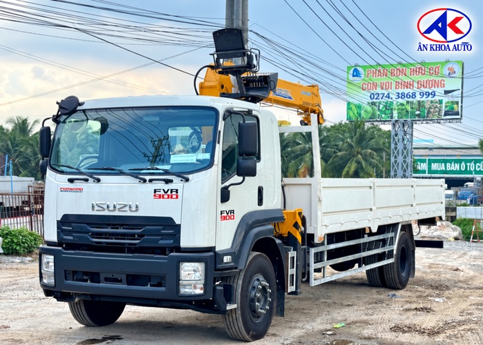 Ai nên đầu tư xe tải gắn cẩu Isuzu FVR900? Ai nên đầu tư xe tải gắn cẩu Isuzu FVR900?