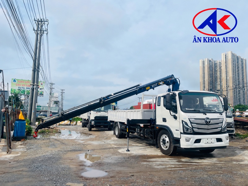 Xe tải Foton Aumark S90 gắn cẩu được nhiều khách hàng lựa chọn
